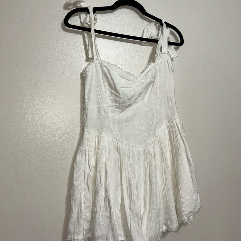 Free People White Mini Dress